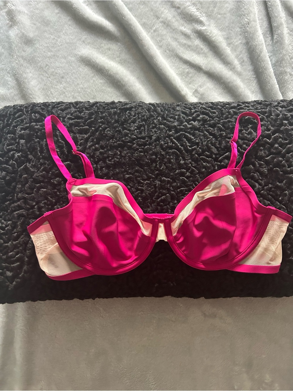 🔥 Victoria's Secret LUXE LINGERIE Unlined Demi Bra — Size 36D 🔥